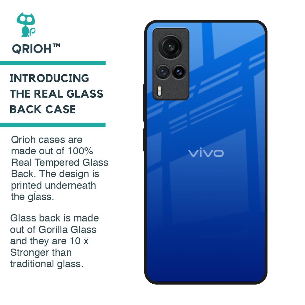 Egyptian Blue Glass Case for Vivo X60