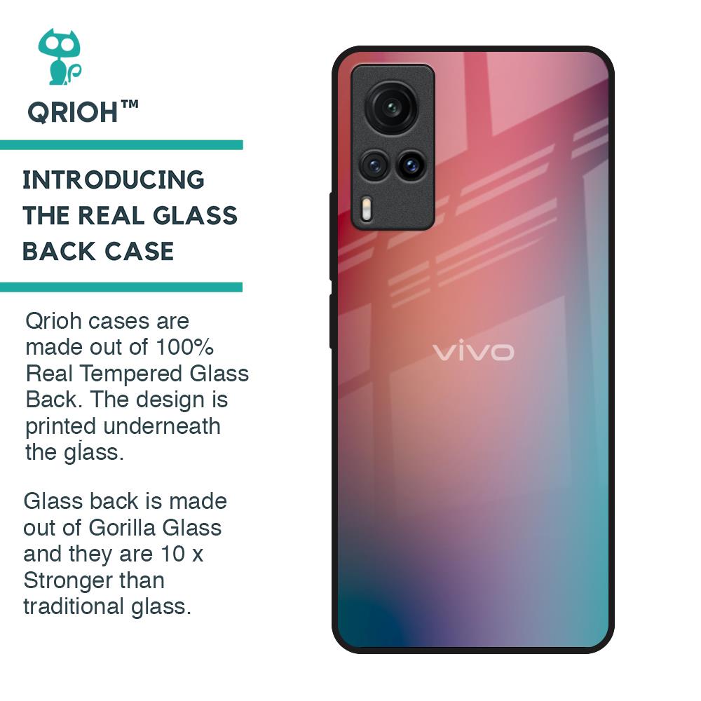 Dusty Multi Gradient Glass Case for Vivo X60
