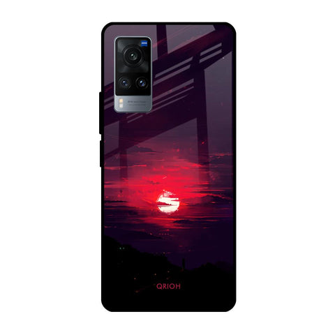 Morning Red Sky Vivo X60 Glass Cases & Covers Online