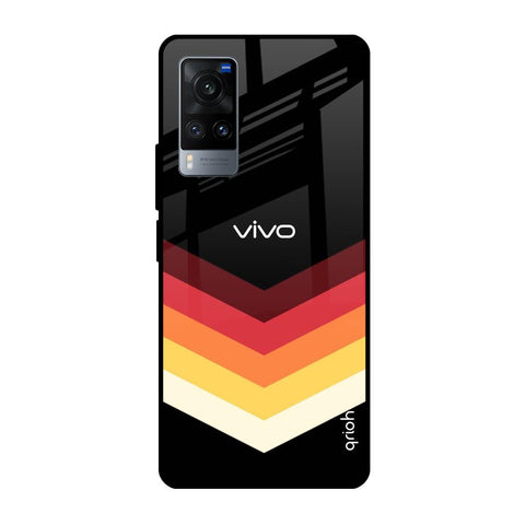 Abstract Arrow Pattern Vivo X60 Glass Cases & Covers Online