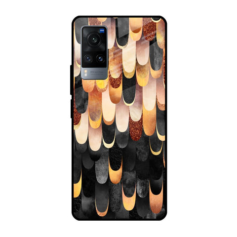 Bronze Abstract Vivo X60 Glass Cases & Covers Online