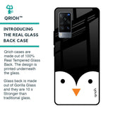 Cute Penguin Glass Case for Vivo X60