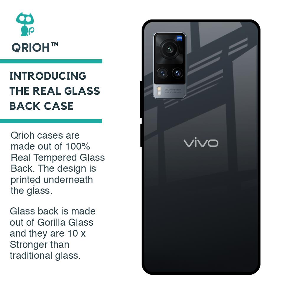 Stone Grey Glass Case For Vivo X60