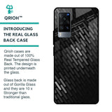 Dark Abstract Pattern Glass Case For Vivo X60