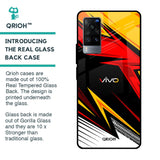 Race Jersey Pattern Glass Case For Vivo X60