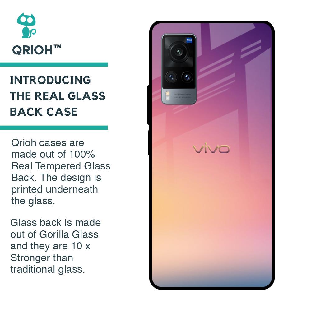 Lavender Purple Glass case for Vivo X60