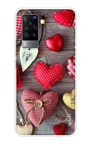 Valentine Hearts Vivo X60 Back Cover