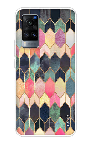 Shimmery Pattern Vivo X60 Back Cover