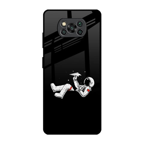 Space Traveller Poco X3 Pro Glass Back Cover Online