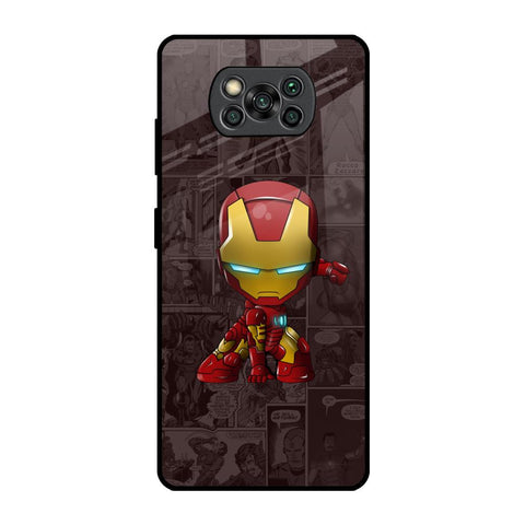 Angry Baby Super Hero Poco X3 Pro Glass Back Cover Online