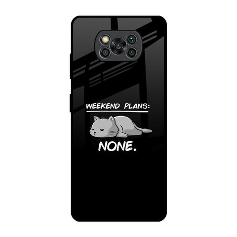 Weekend Plans Poco X3 Pro Glass Back Cover Online