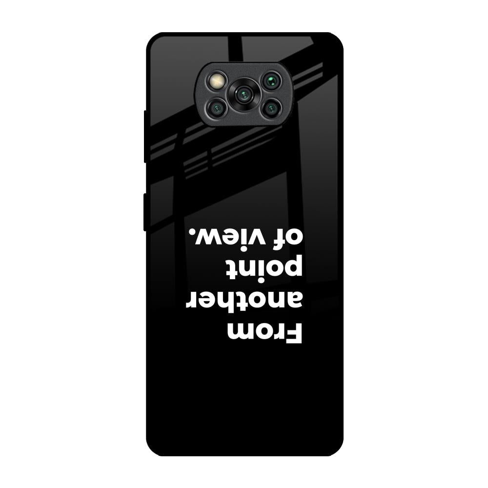 Motivation Poco X3 Pro Glass Back Cover Online