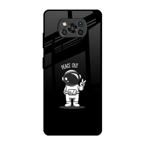 Peace Out Astro Poco X3 Pro Glass Back Cover Online