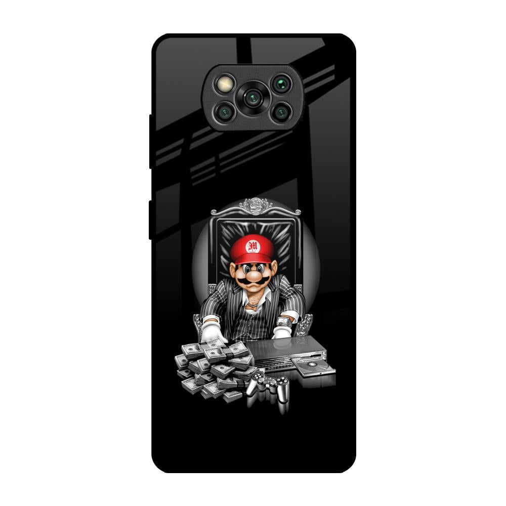 Dark Secret Poco X3 Pro Glass Back Cover Online