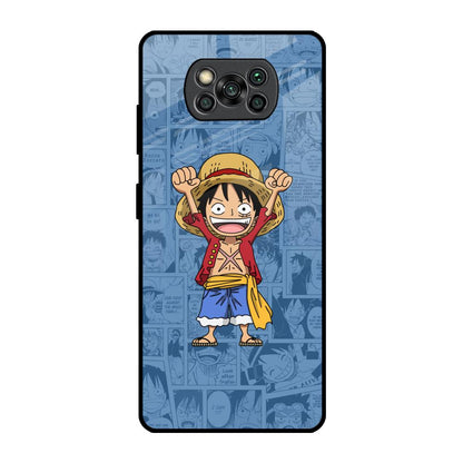 Chubby Anime Poco X3 Pro Glass Back Cover Online