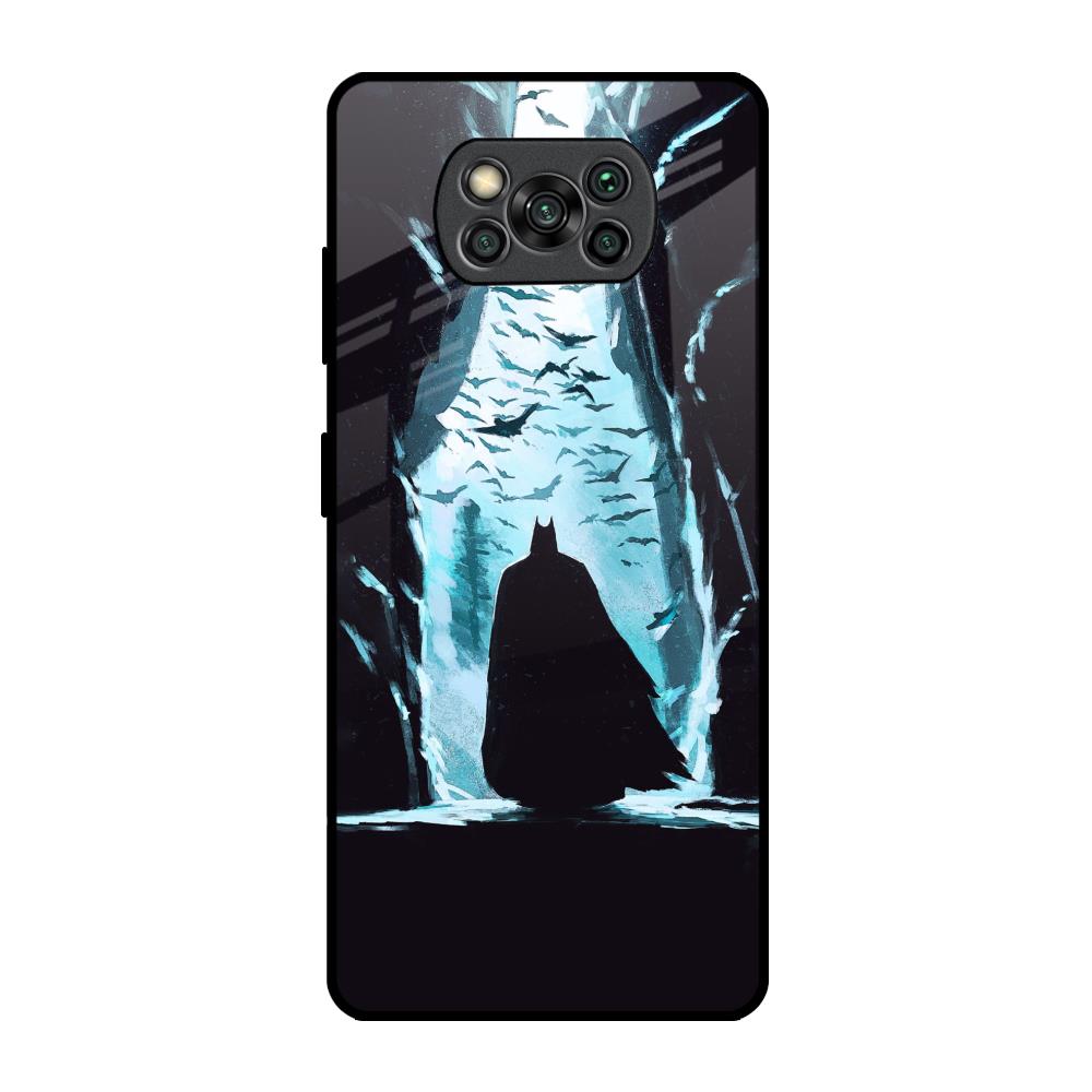 Dark Man In Cave Poco X3 Pro Glass Back Cover Online