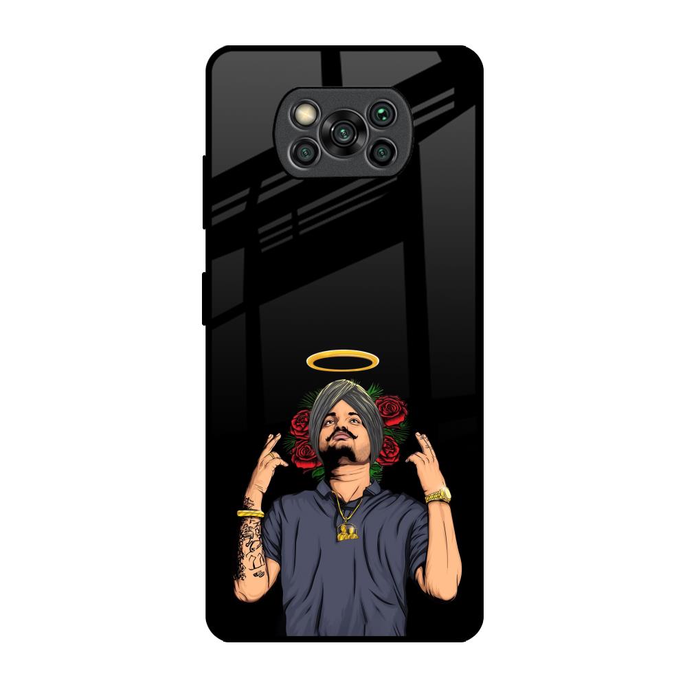 Punjabi Singer Poster Poco X3 Pro Glass Back Cover Online