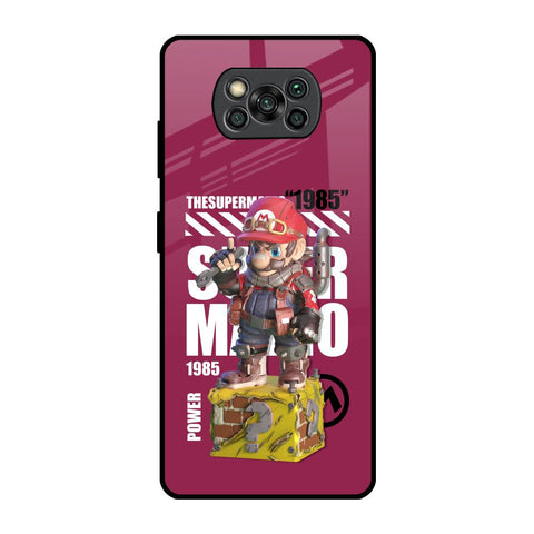 Gangster Hero Poco X3 Pro Glass Back Cover Online