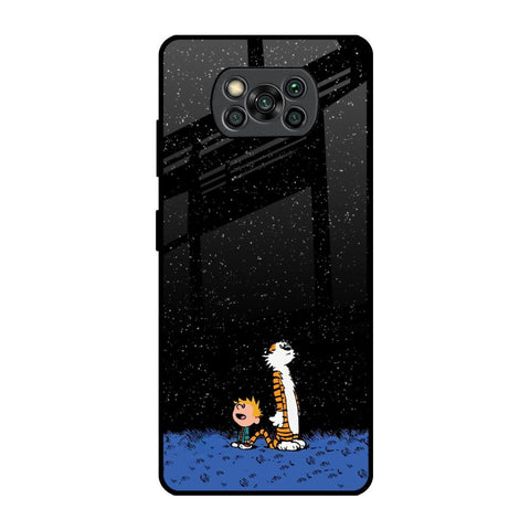Night Sky Star Poco X3 Pro Glass Back Cover Online