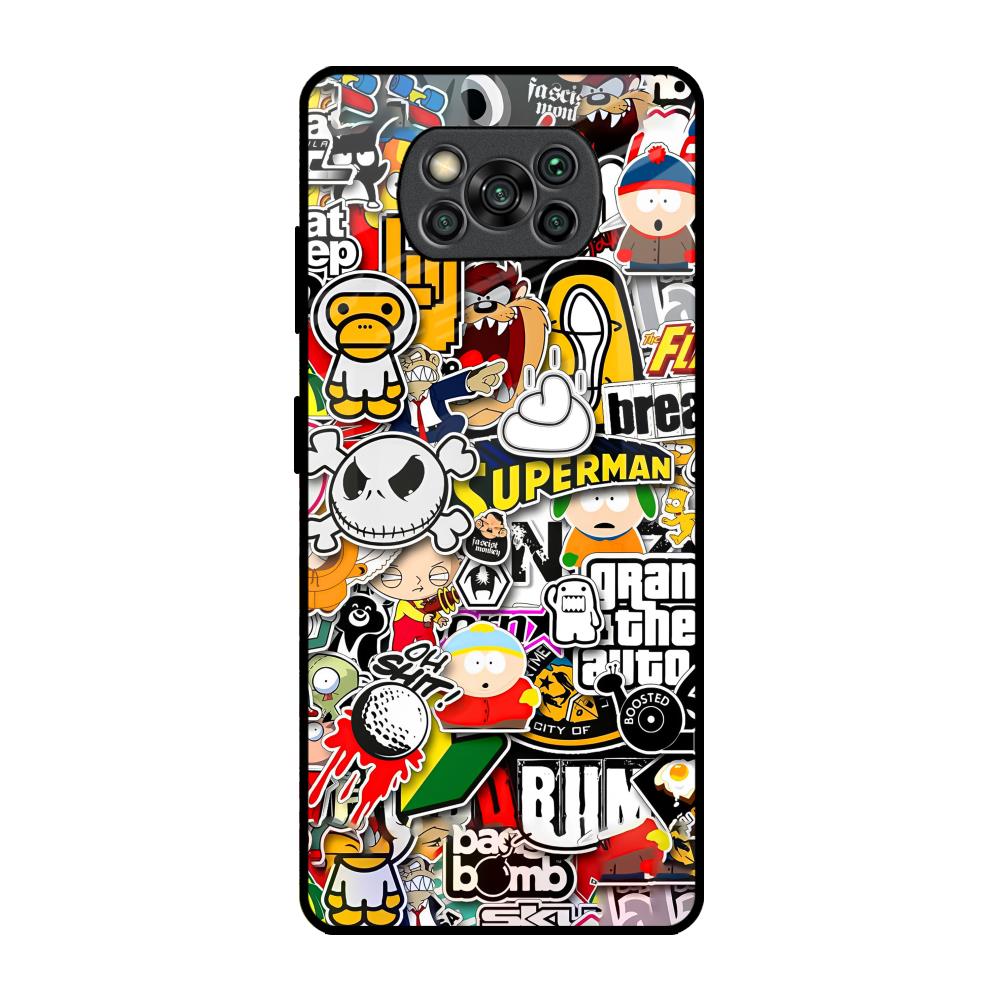 Boosted Poco X3 Pro Glass Back Cover Online