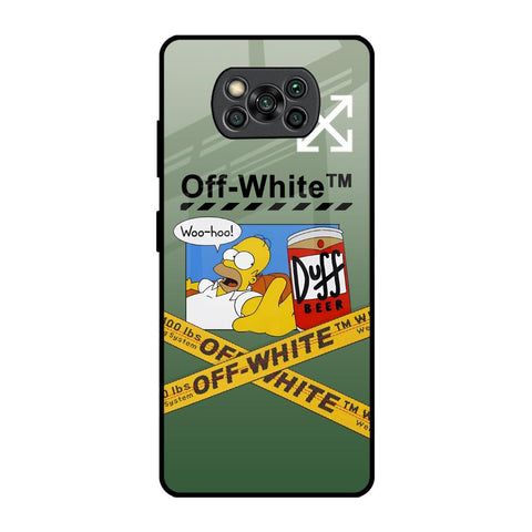 Duff Beer Poco X3 Pro Glass Back Cover Online