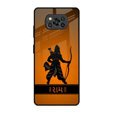 Halo Rama Poco X3 Pro Glass Back Cover Online