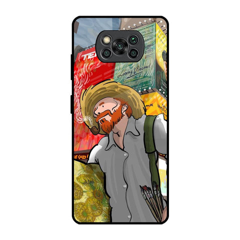 Loving Vincent Poco X3 Pro Glass Back Cover Online