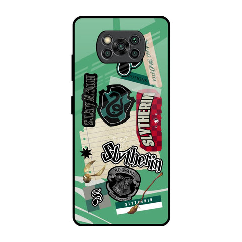 Slytherin Poco X3 Pro Glass Back Cover Online