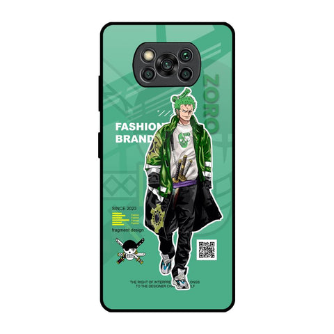 Zoro Bape Poco X3 Pro Glass Back Cover Online