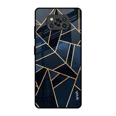 Abstract Tiles Poco X3 Pro Glass Back Cover Online