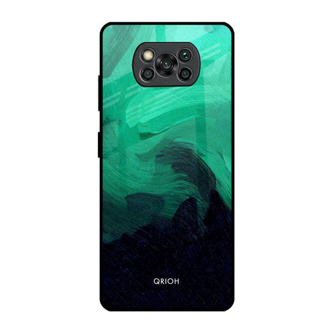Scarlet Amber Poco X3 Pro Glass Back Cover Online
