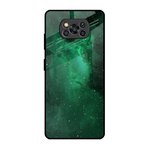 Emerald Firefly Poco X3 Pro Glass Back Cover Online