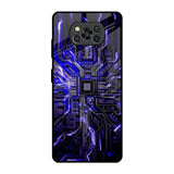 Techno Color Pattern Poco X3 Pro Glass Back Cover Online