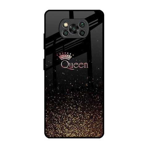 I Am The Queen Poco X3 Pro Glass Back Cover Online