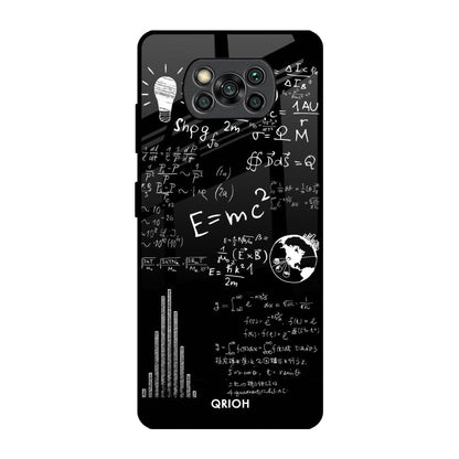 Funny Math Poco X3 Pro Glass Back Cover Online