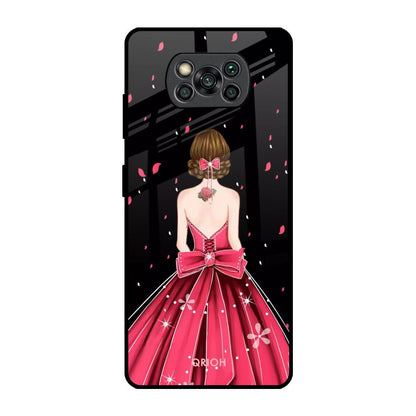 Fashion Princess Poco X3 Pro Glass Back Cover Online