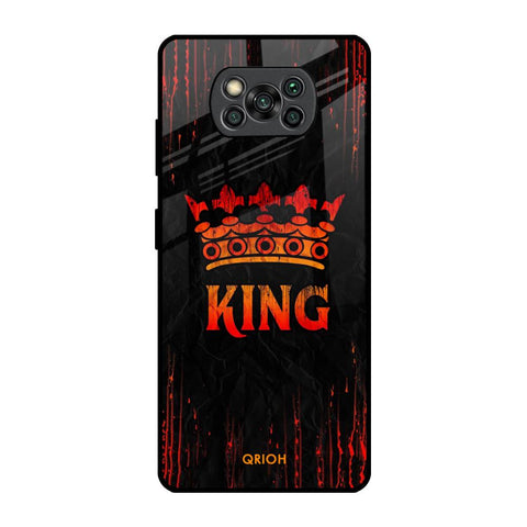 Royal King Poco X3 Pro Glass Back Cover Online