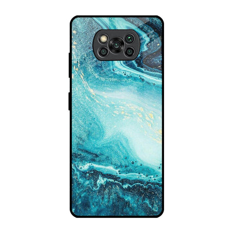 Sea Water Poco X3 Pro Glass Back Cover Online