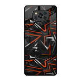 Vector Art Poco X3 Pro Glass Back Cover Online