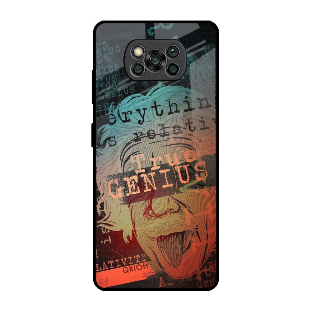 True Genius Poco X3 Pro Glass Back Cover Online