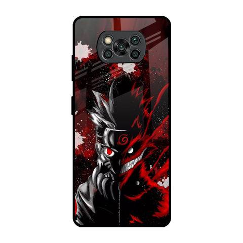 Dark Character Poco X3 Pro Glass Back Cover Online