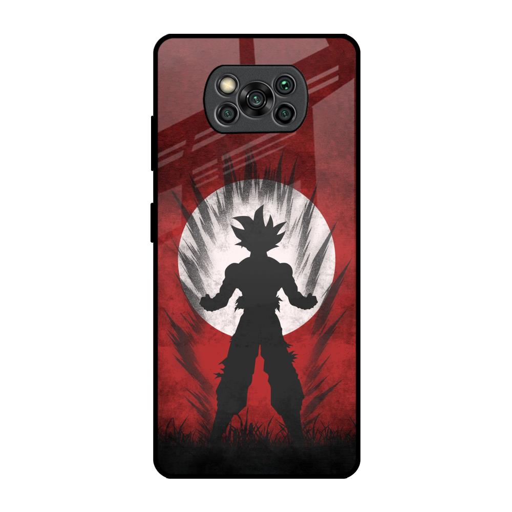 Japanese Animated Poco X3 Pro Glass Back Cover Online