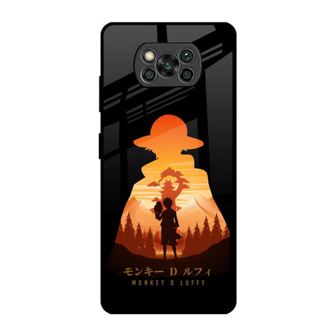 Luffy One Piece Poco X3 Pro Glass Back Cover Online