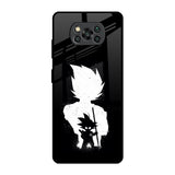 Monochrome Goku Poco X3 Pro Glass Back Cover Online