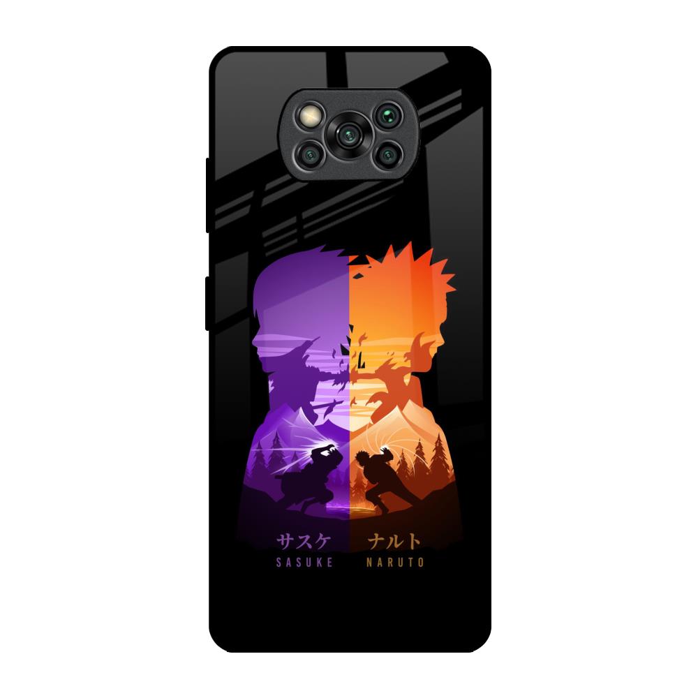 Minimalist Anime Poco X3 Pro Glass Back Cover Online