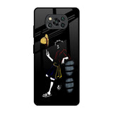 Luffy Line Art Poco X3 Pro Glass Back Cover Online
