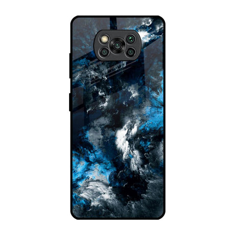 Cloudy Dust Poco X3 Pro Glass Back Cover Online