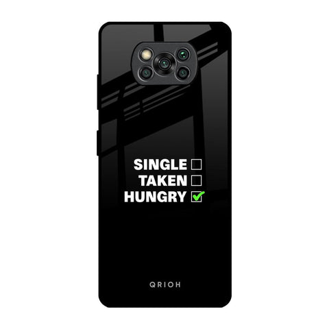 Hungry Poco X3 Pro Glass Back Cover Online