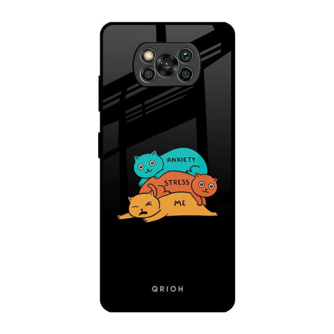 Anxiety Stress Poco X3 Pro Glass Back Cover Online