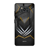 Black Warrior Poco X3 Pro Glass Back Cover Online